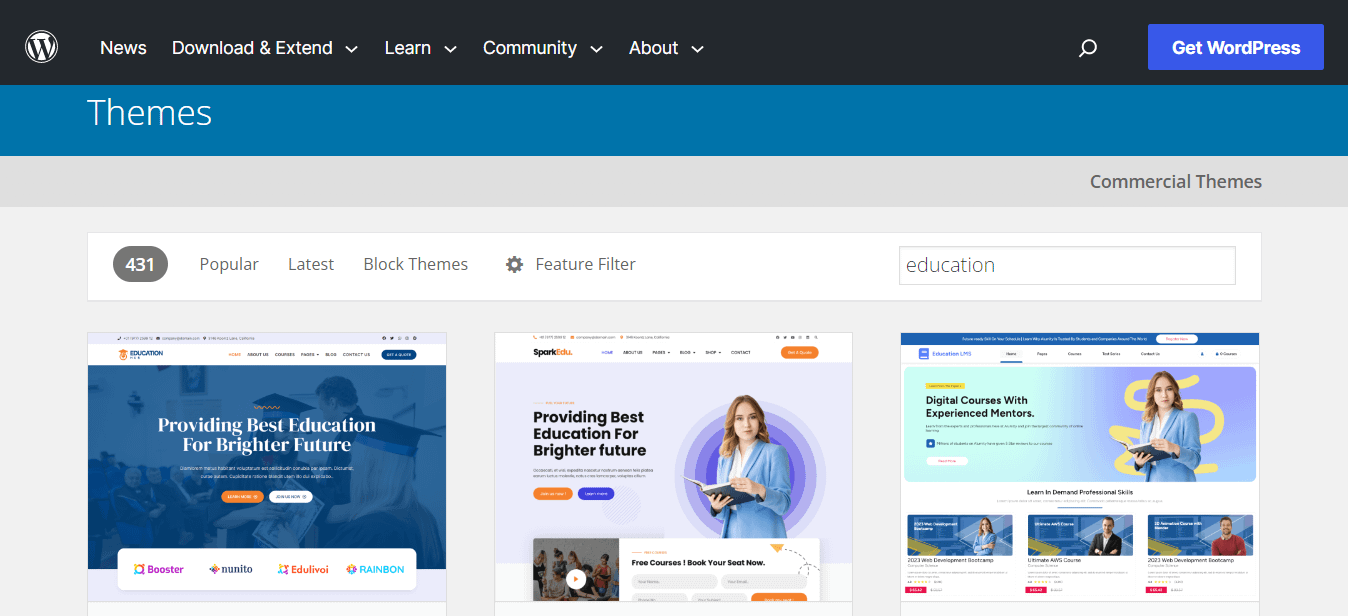 بهترین وب سایت ساز برای معلمان: قالب های وردپرس برای وب سایت های آموزشی.