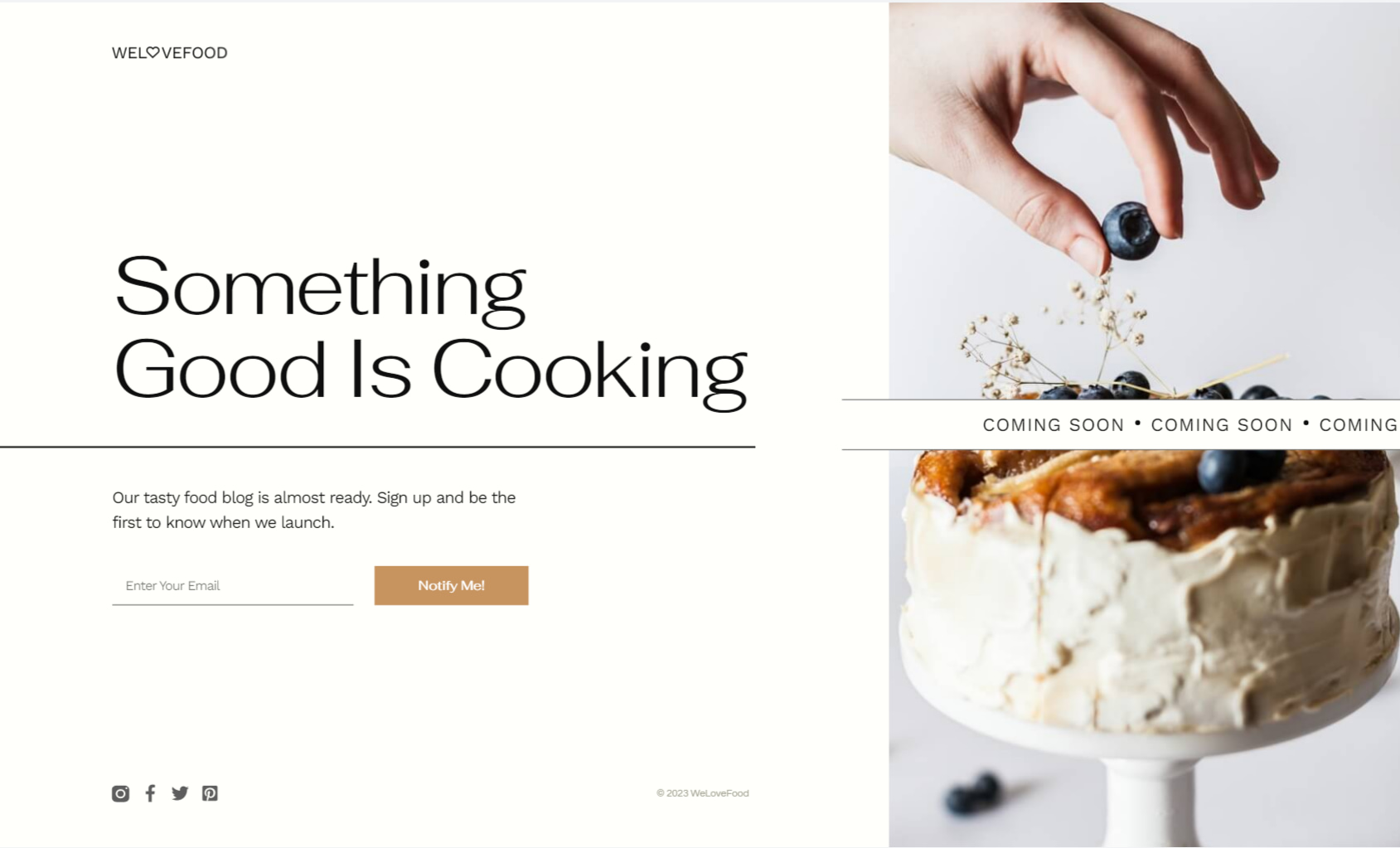 قالب وبلاگ آشپزی به زودی