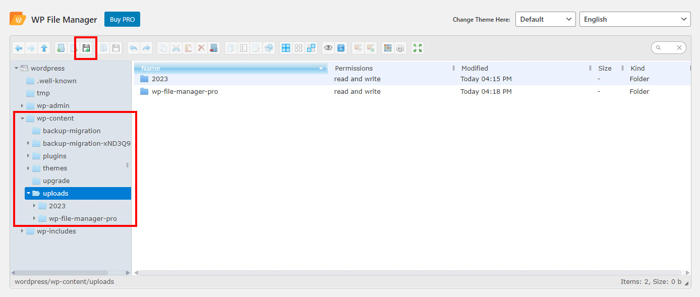 با استفاده از افزونه File Manager فایل ها را در سایت وردپرس خود آپلود کنید.