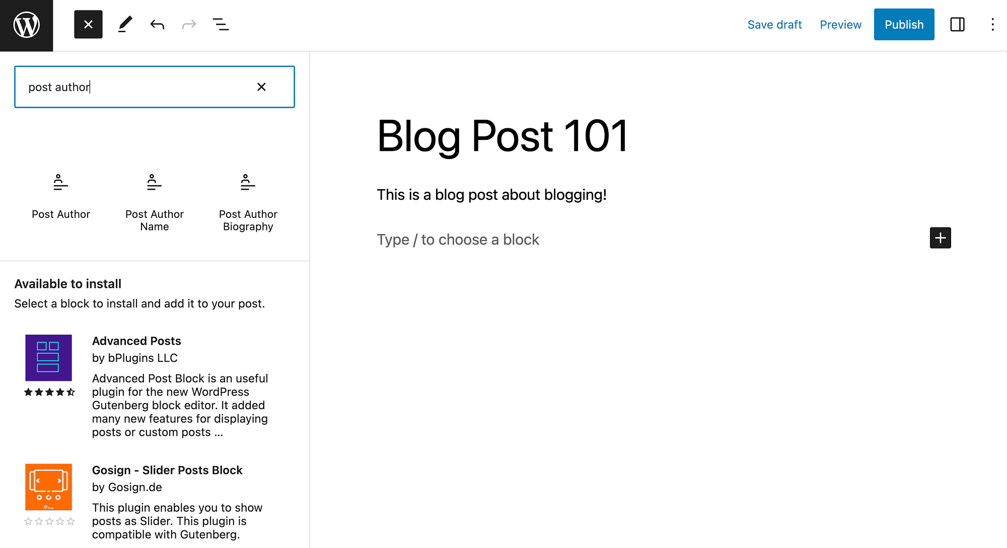 نحوه اضافه کردن بیوگرافی نویسنده وردپرس با استفاده از بلوک Post Author.